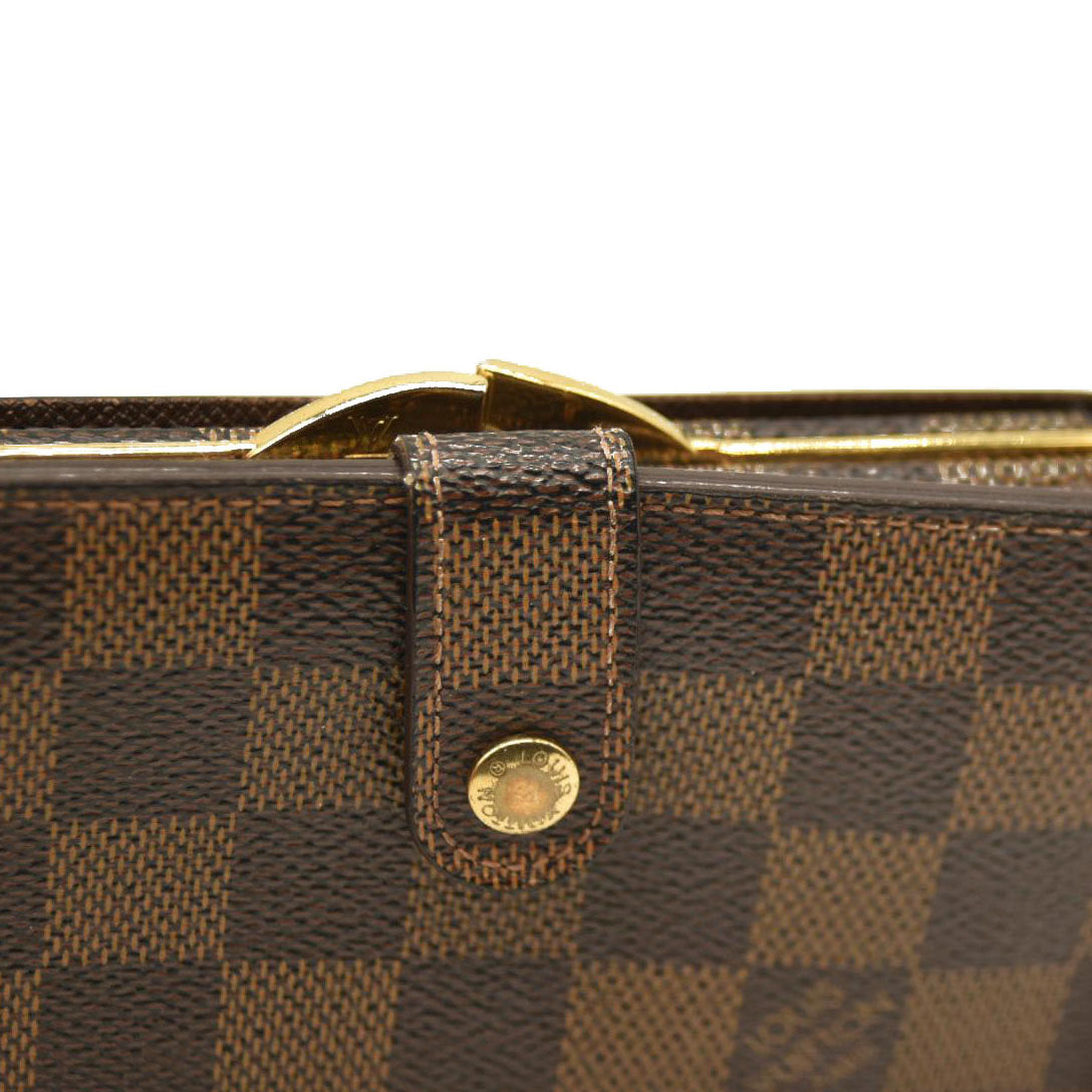 Louis Vuitton  Damier Ebene French Purse Wallet MI0025