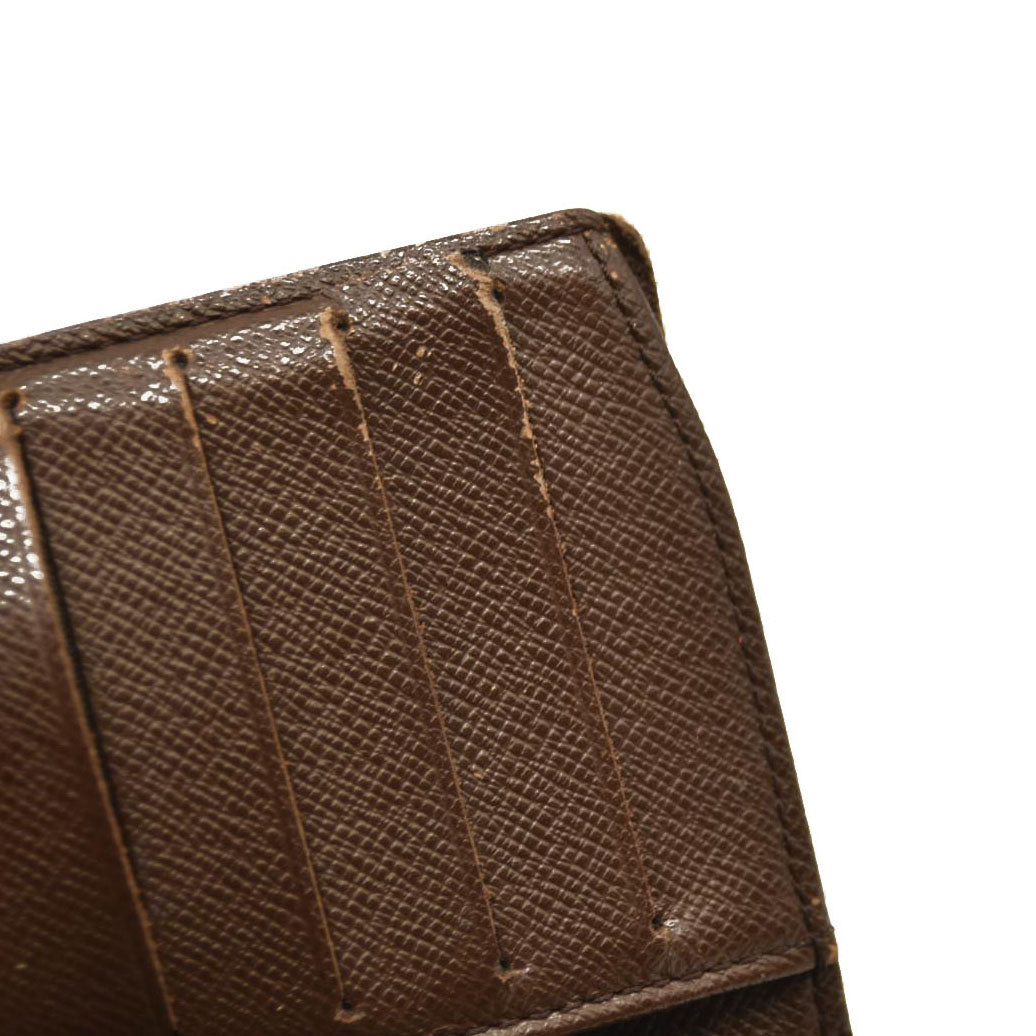 Louis Vuitton  Damier Ebene French Purse Wallet MI0025