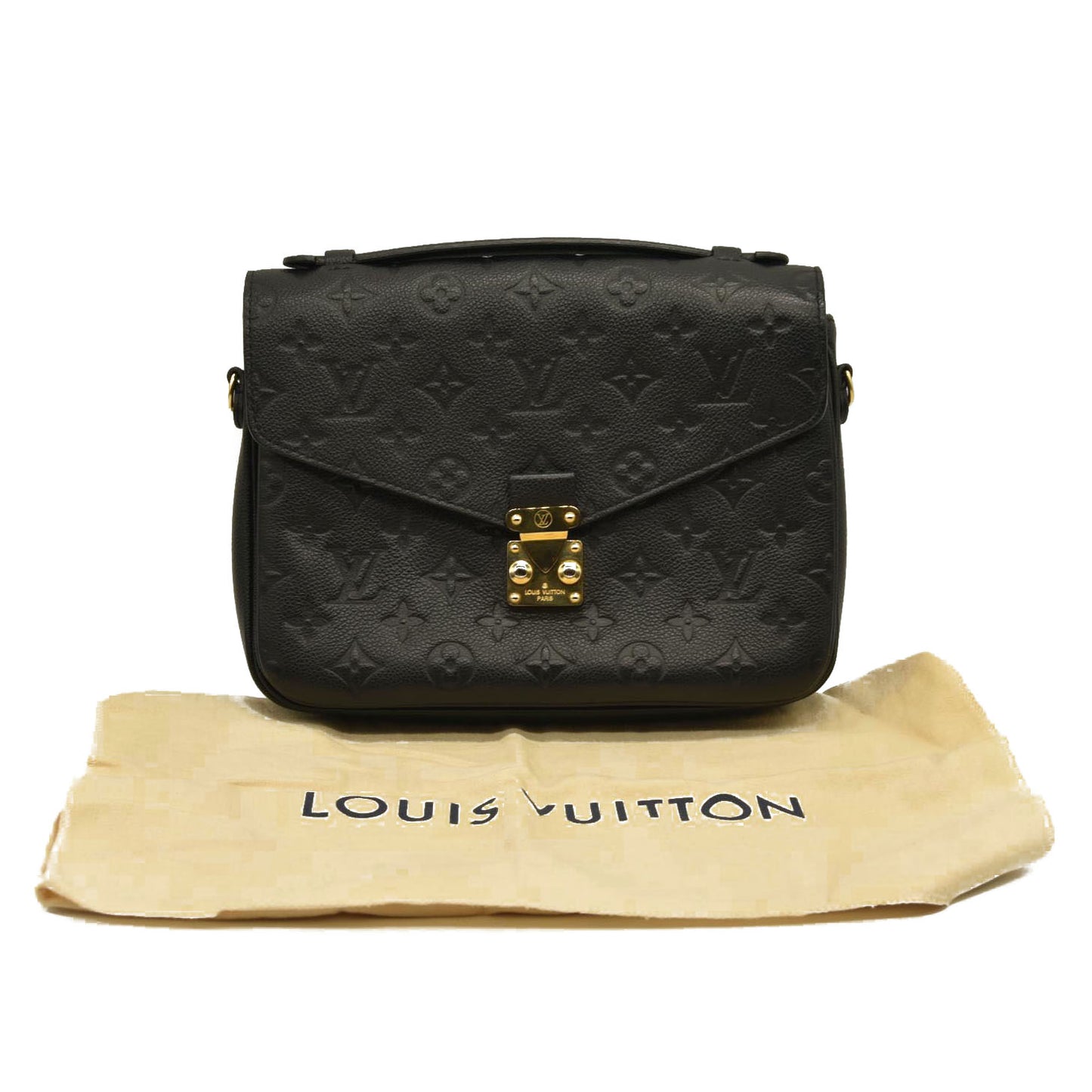 LOUIS VUITTON Empreinte Pochette Metis Black AR1168