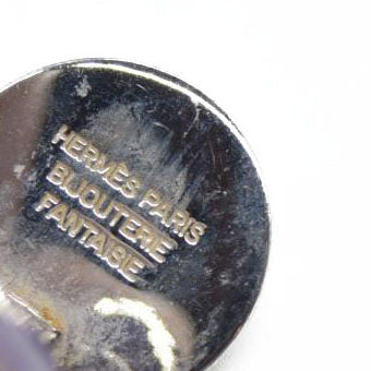 Hermes Bijouterie Fantaisie Earrings Silver