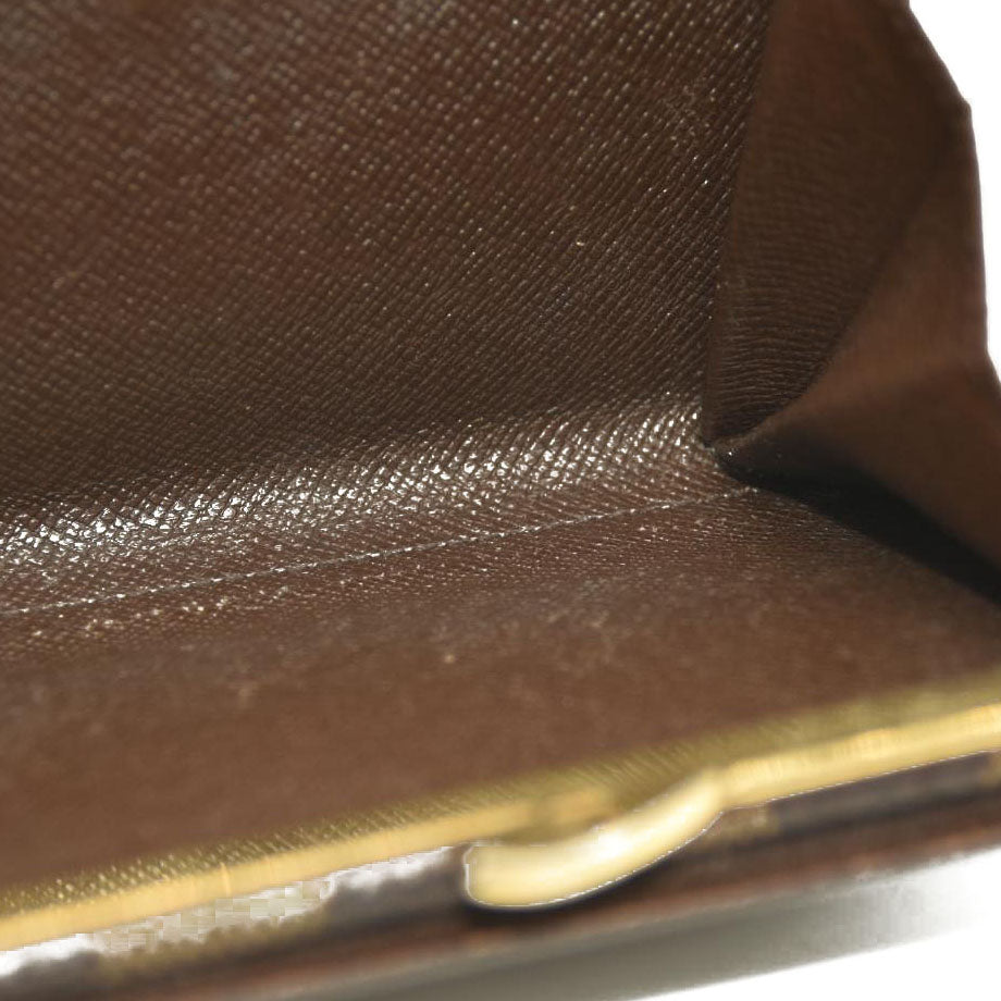 Louis Vuitton  Damier Ebene French Purse Wallet MI0025