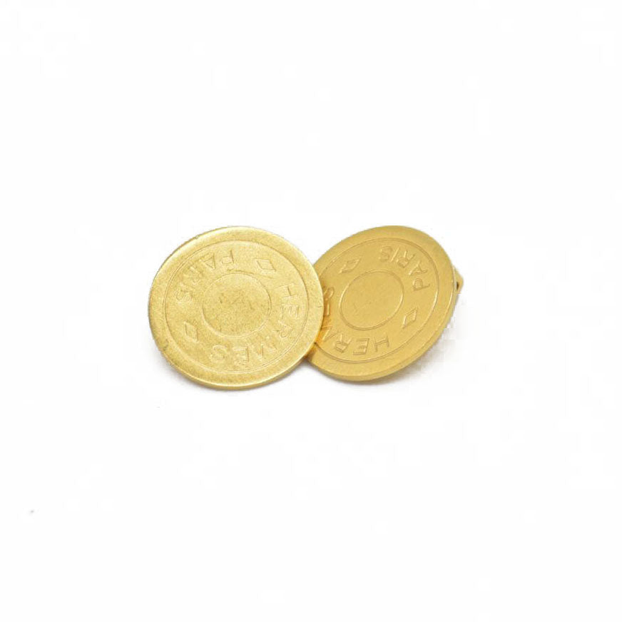 Hermes Bijouterie Fantaisie Earrings Gold