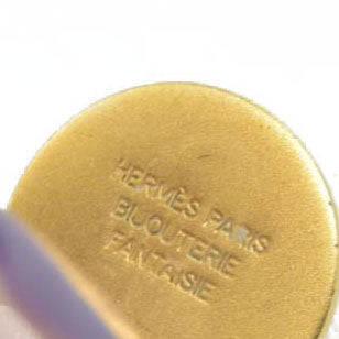 Hermes Bijouterie Fantaisie Earrings Gold