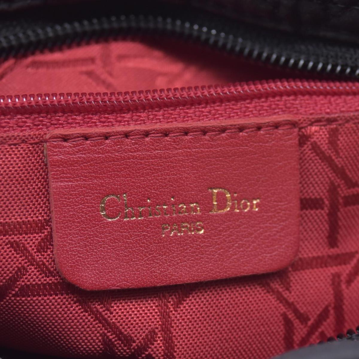 $5100 Dior Nylon Cannage Medium Lady Dior Black