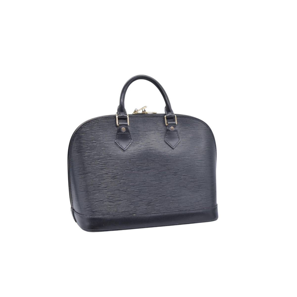 $1850 1996 LOUIS VUITTON Epi Leather Alma PM Black CONSIGNMENT AR0946 10021416