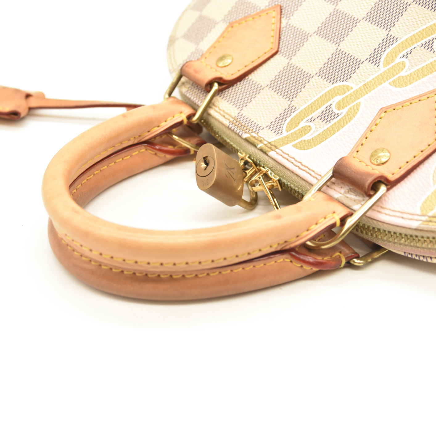 LOUIS VUITTON Damier Azur Nautical Alma BB Crossbody RFID