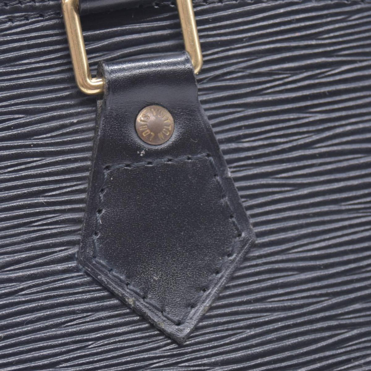$1850 1996 LOUIS VUITTON Epi Leather Alma PM Black CONSIGNMENT AR0946 10021416