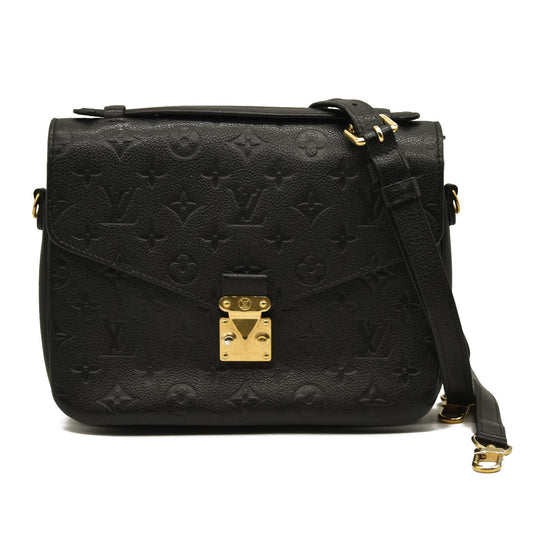 LOUIS VUITTON Empreinte Pochette Metis Black AR2147