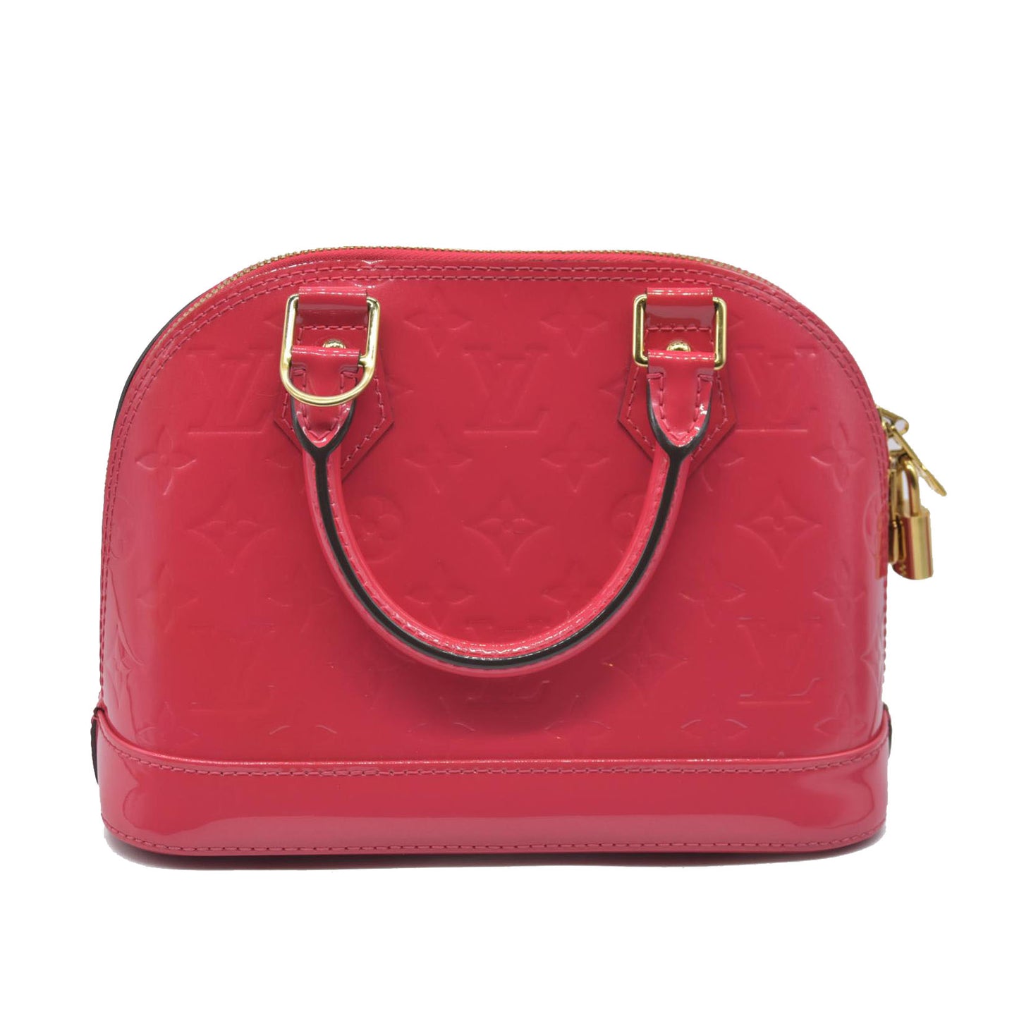 $2800 Louis Vuitton  Vernis Alma BB Hot Pink