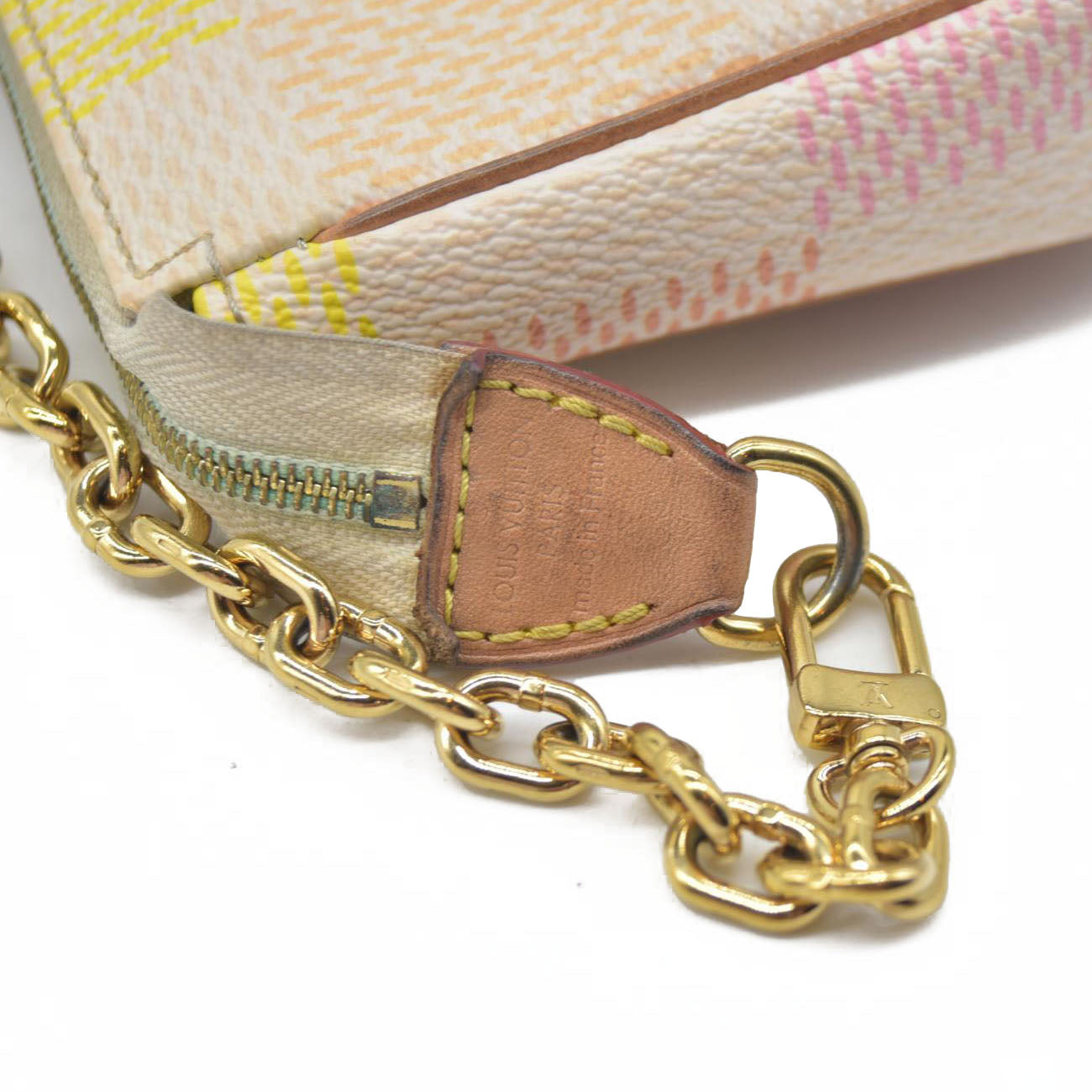 $1760 Louis Vuitton Damierlicious Pochette Accessoires