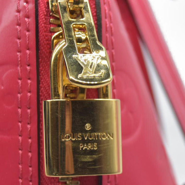 $2800 Louis Vuitton  Vernis Alma BB Hot Pink