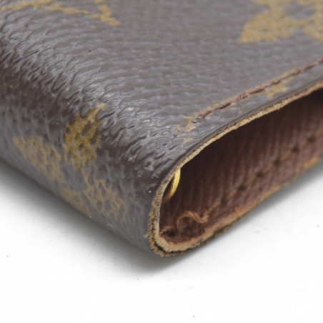 AUCTION $495 Louis Vuitton Monogram Agenda PM Notebook Cover Brown CA1919