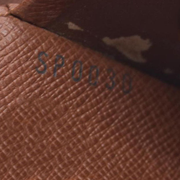 $750 Louis Vuitton Monogram Porte Papier Zippe Bifold Wallet Brown SP0030