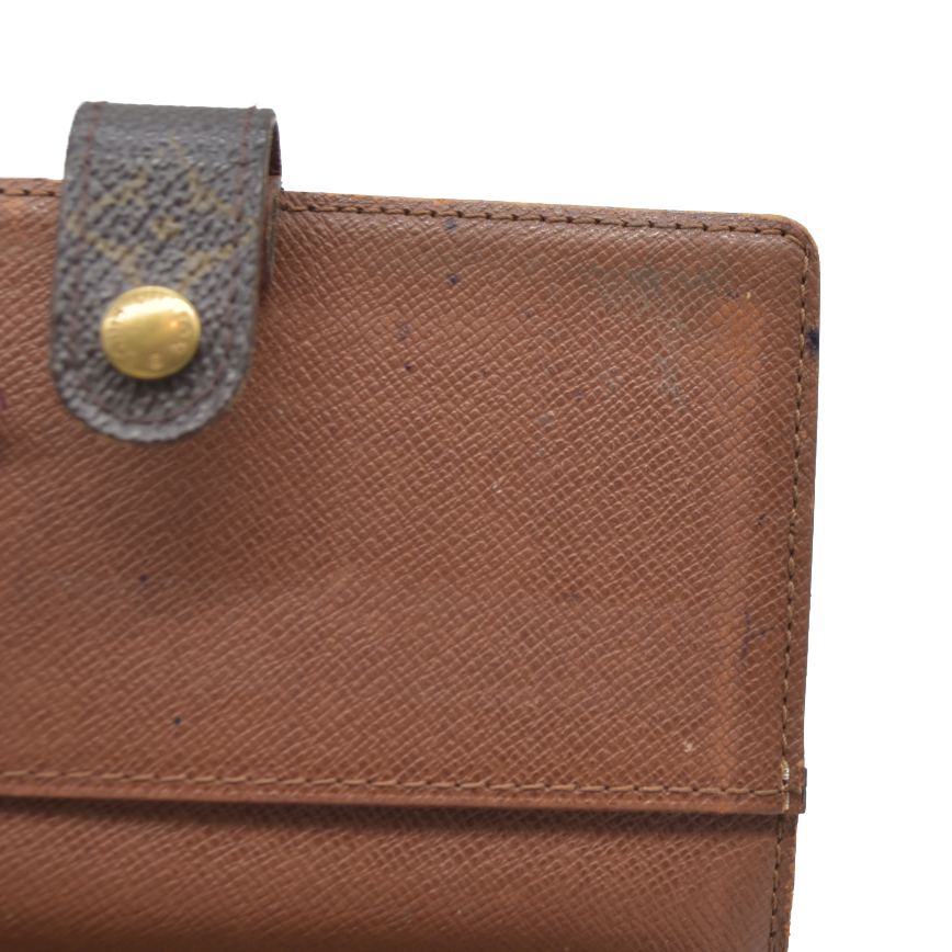 AUCTION $495 Louis Vuitton Monogram Agenda PM Notebook Cover Brown CA1919