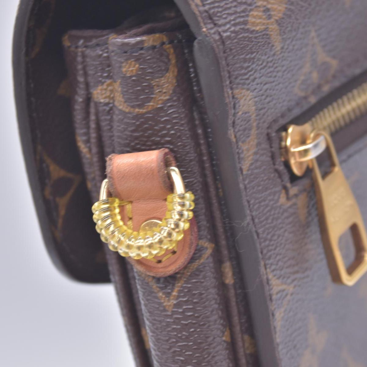 $2620 2016 LOUIS VUITTON Monogram Pochette Metis Shoulder Bag Brown SR3176 CONSIGNMENT 10021414