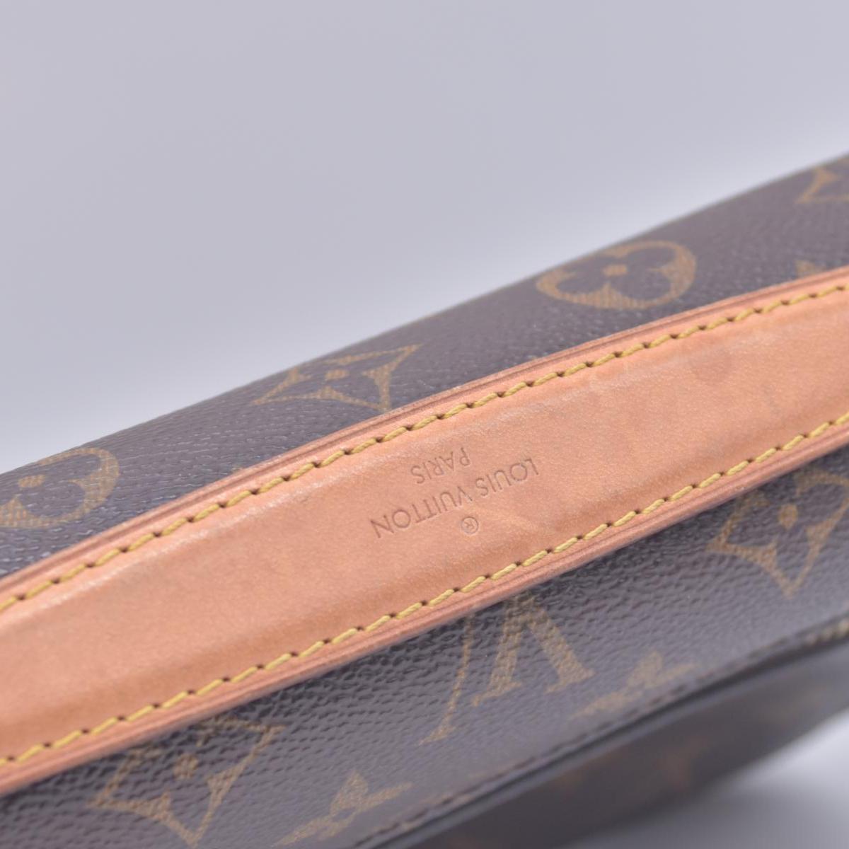 $2620 2016 LOUIS VUITTON Monogram Pochette Metis Shoulder Bag Brown SR3176 CONSIGNMENT 10021414
