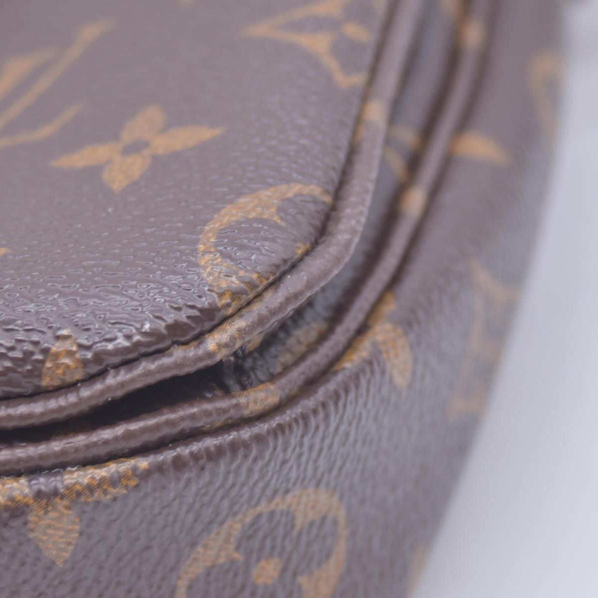 $2620 2016 LOUIS VUITTON Monogram Pochette Metis Shoulder Bag Brown SR3176 CONSIGNMENT 10021414
