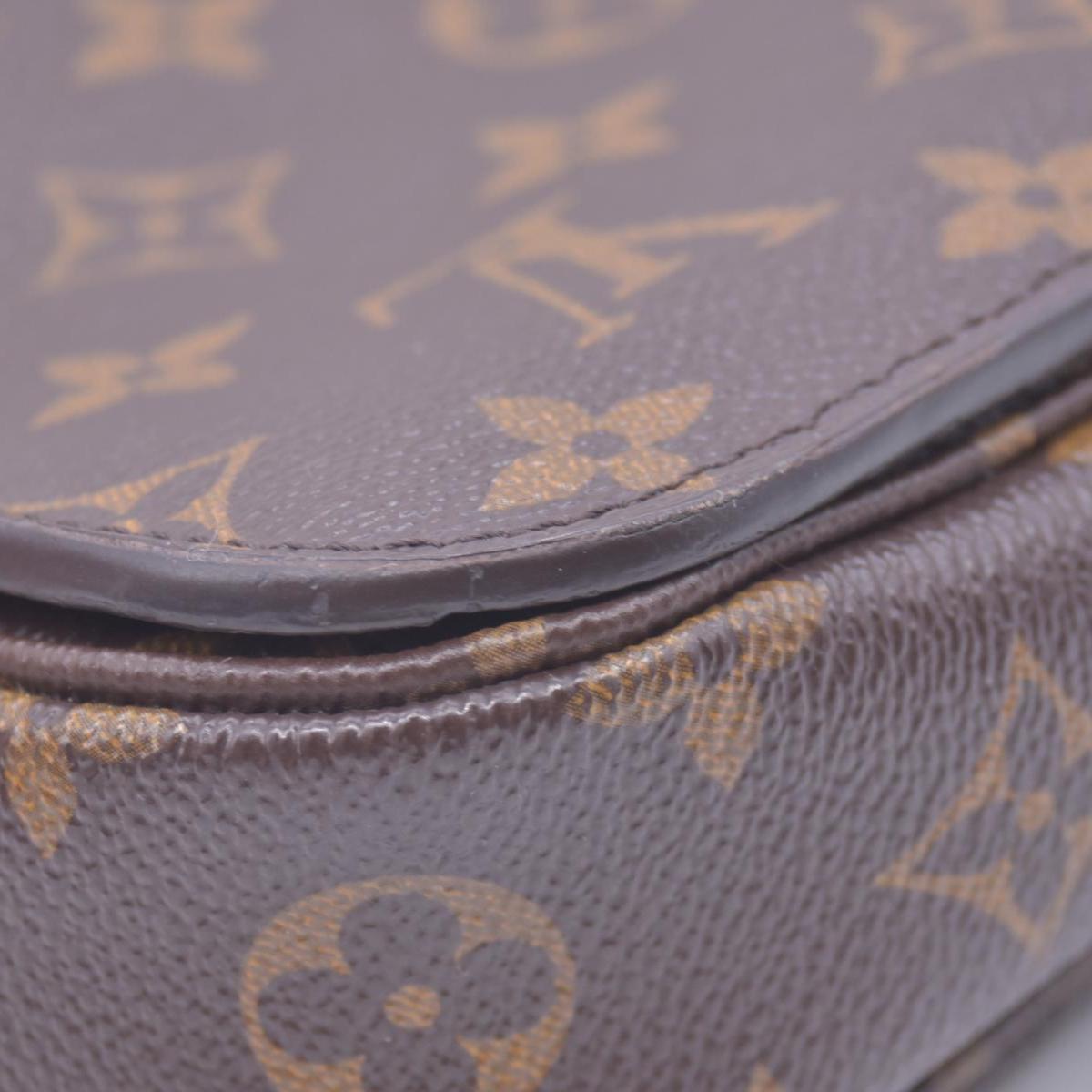 $2620 2016 LOUIS VUITTON Monogram Pochette Metis Shoulder Bag Brown SR3176 CONSIGNMENT 10021414