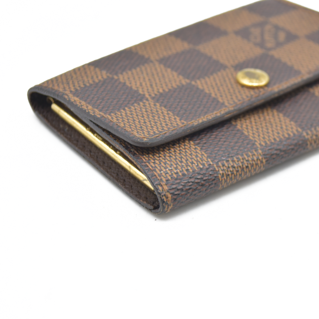 AUCTION $345 Louis Vuitton Damier Multicles 6 Ring Key Case Brown CT0043