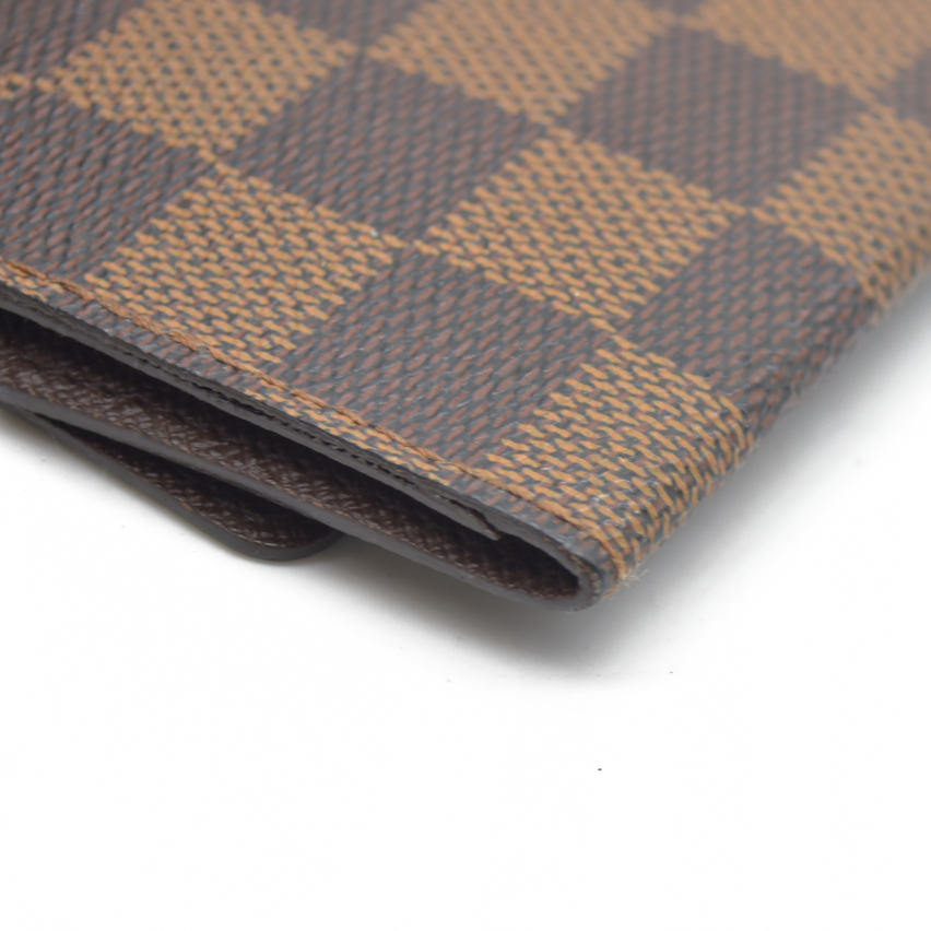 AUCTION $345 Louis Vuitton Damier Multicles 6 Ring Key Case Brown CT0043