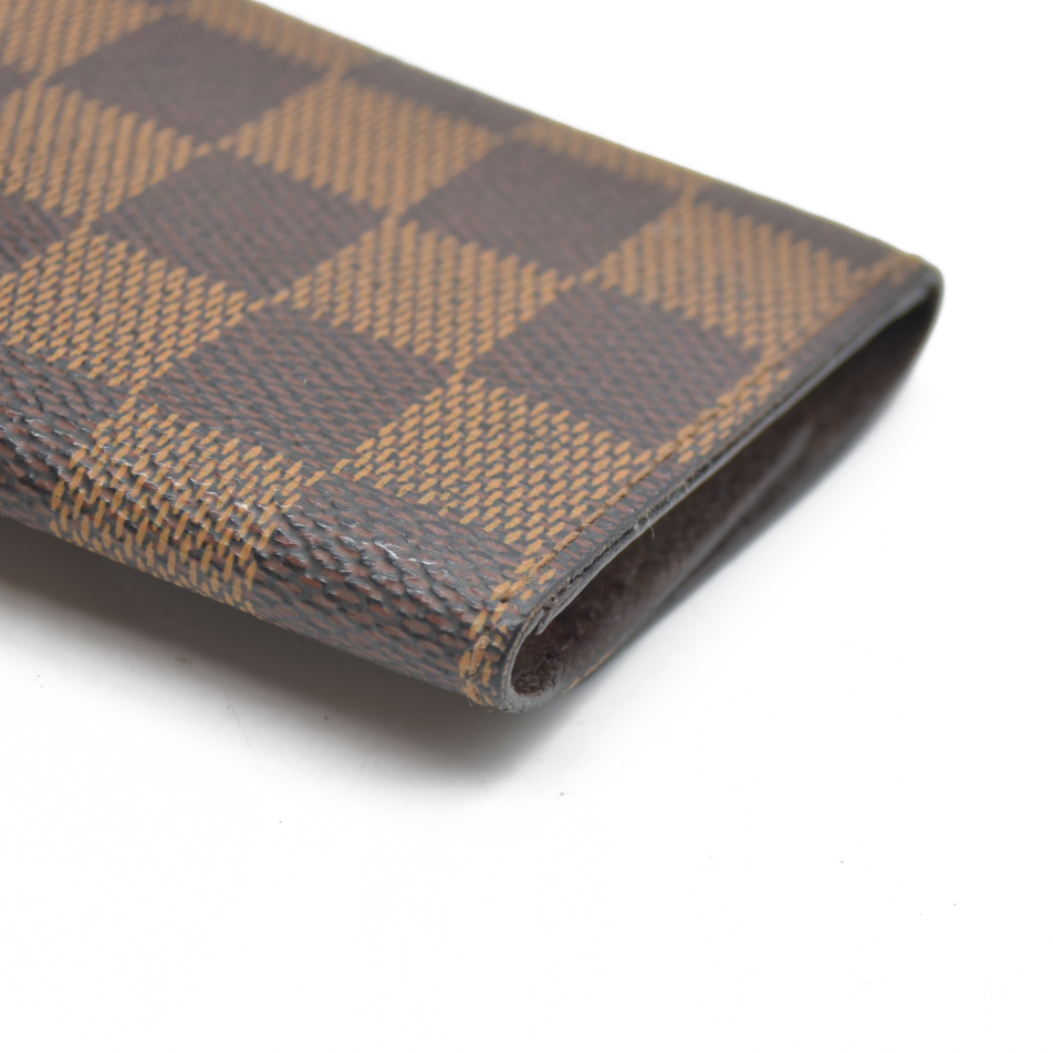 AUCTION $345 Louis Vuitton Damier Multicles 6 Ring Key Case Brown CT0043