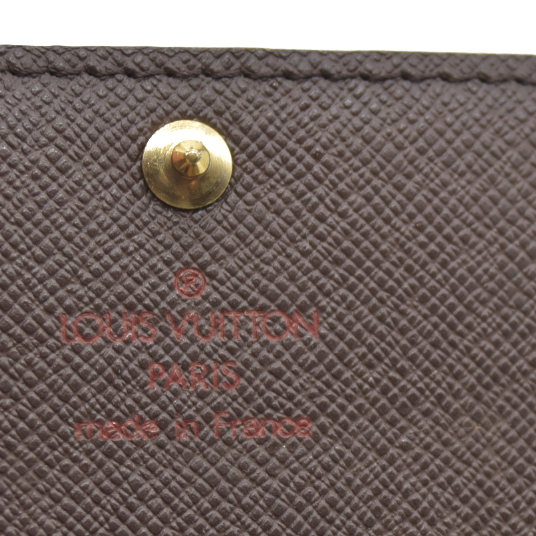 AUCTION $345 Louis Vuitton Damier Multicles 6 Ring Key Case Brown CT0043