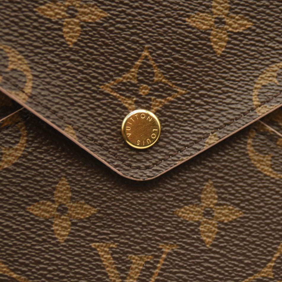 LOUIS VUITTON Monogram Large Kirigami Pochette Insert Rose Ballerine SP3147