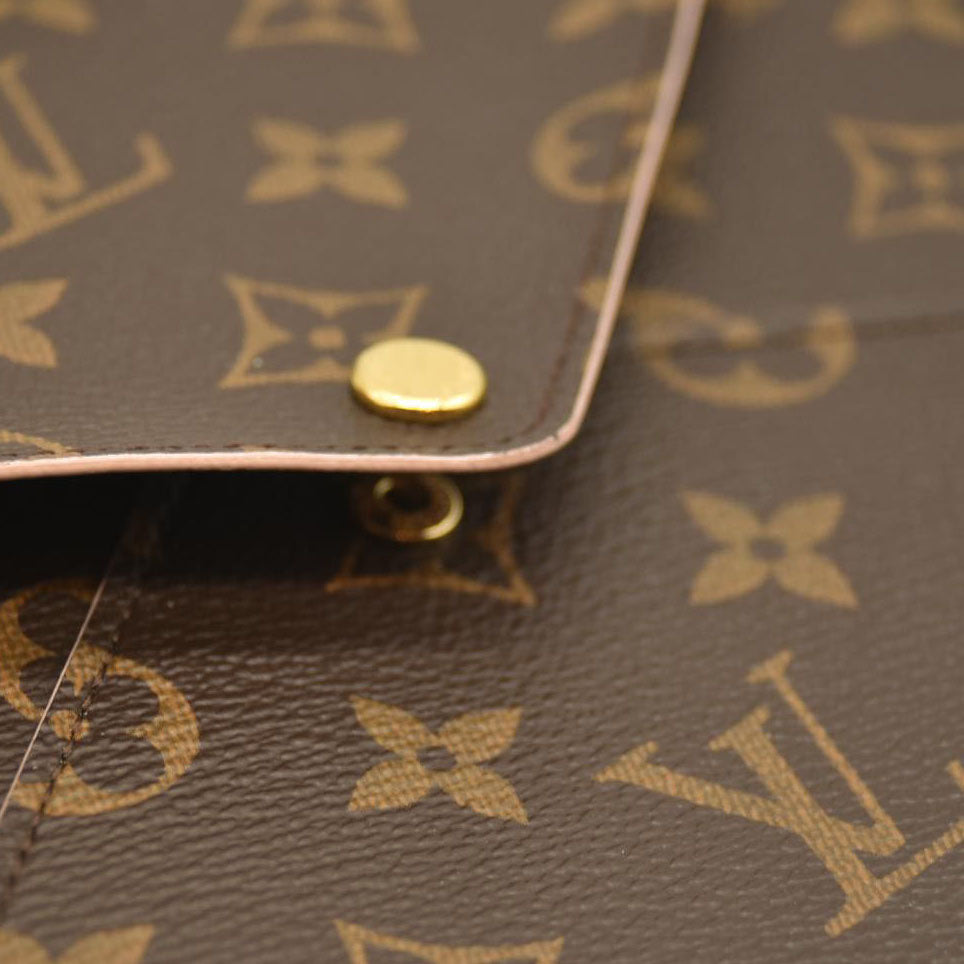 LOUIS VUITTON Monogram Large Kirigami Pochette Insert Rose Ballerine SP3147