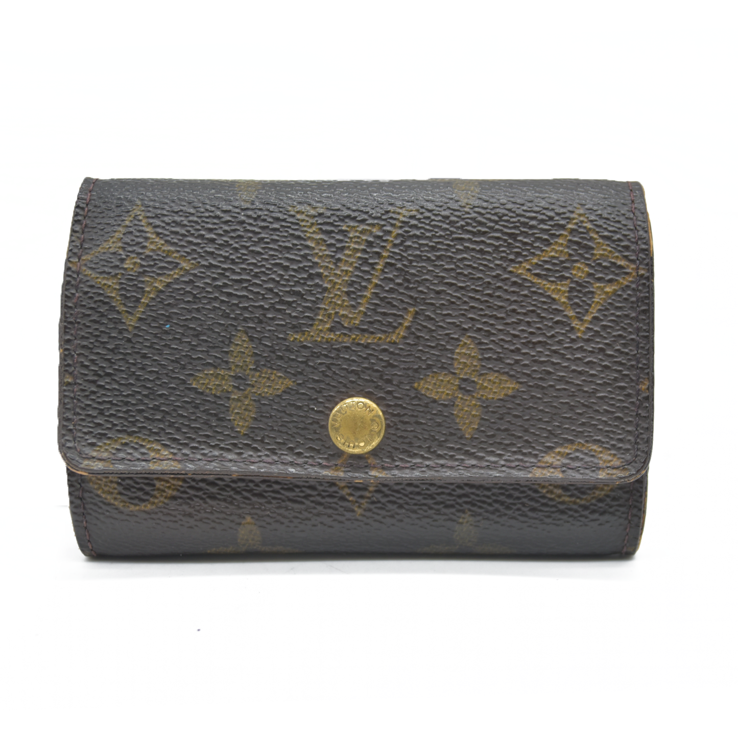 $345 Louis Vuitton Monogram Multicles 6 Ring Key Case Brown CT0050