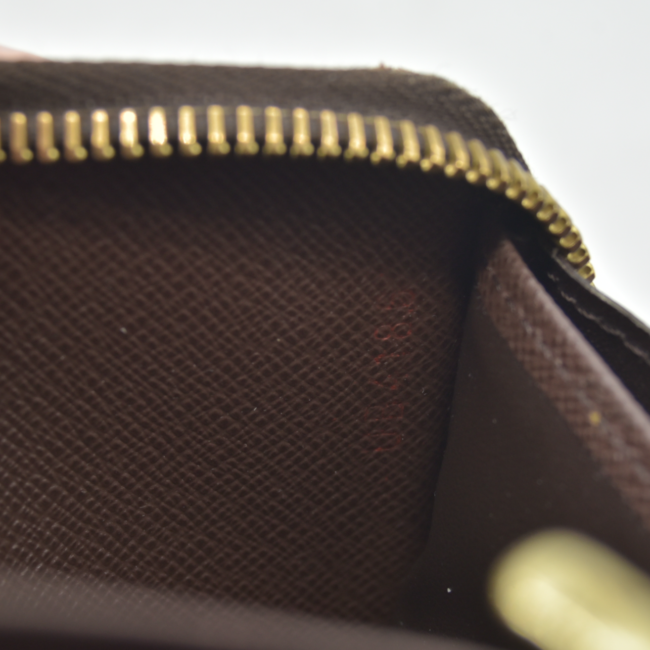 $915 Louis Vuitton Damier Zippy Zip Around Long Wallet Purse Brown UB4185