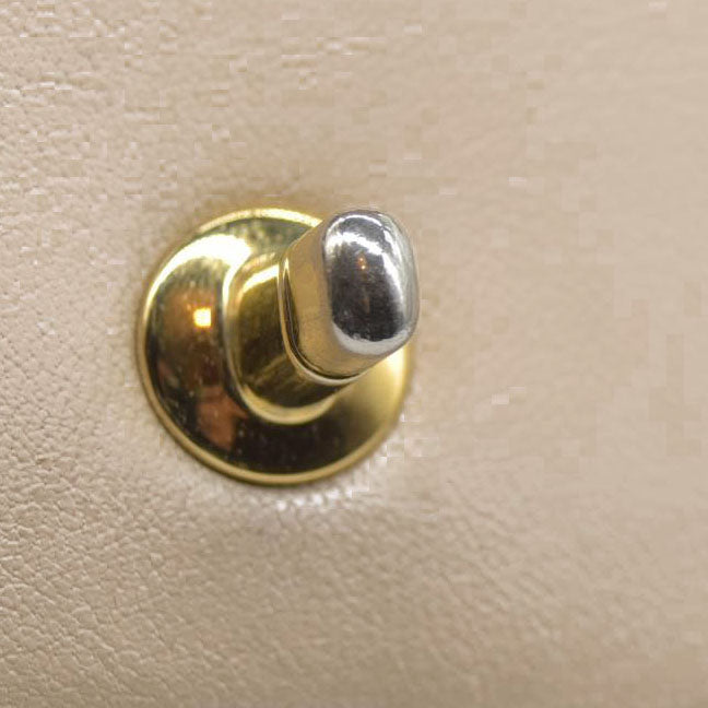 $4700 Chanel Mademoiselle Vintage Flap Bag Black Beige BiColor Turn Lock CC Chain Crossbody