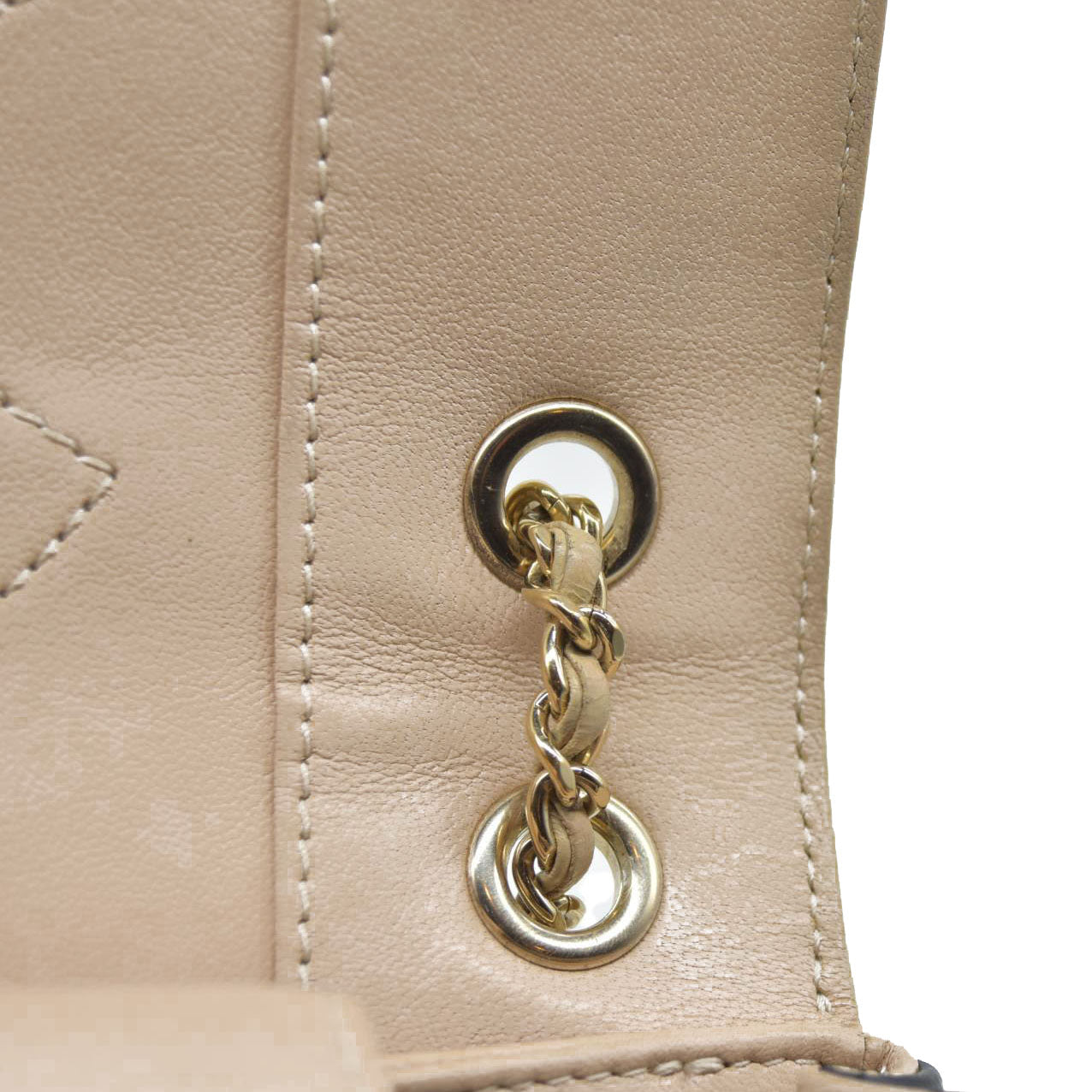 $4700 Chanel Mademoiselle Vintage Flap Bag Black Beige BiColor Turn Lock CC Chain Crossbody