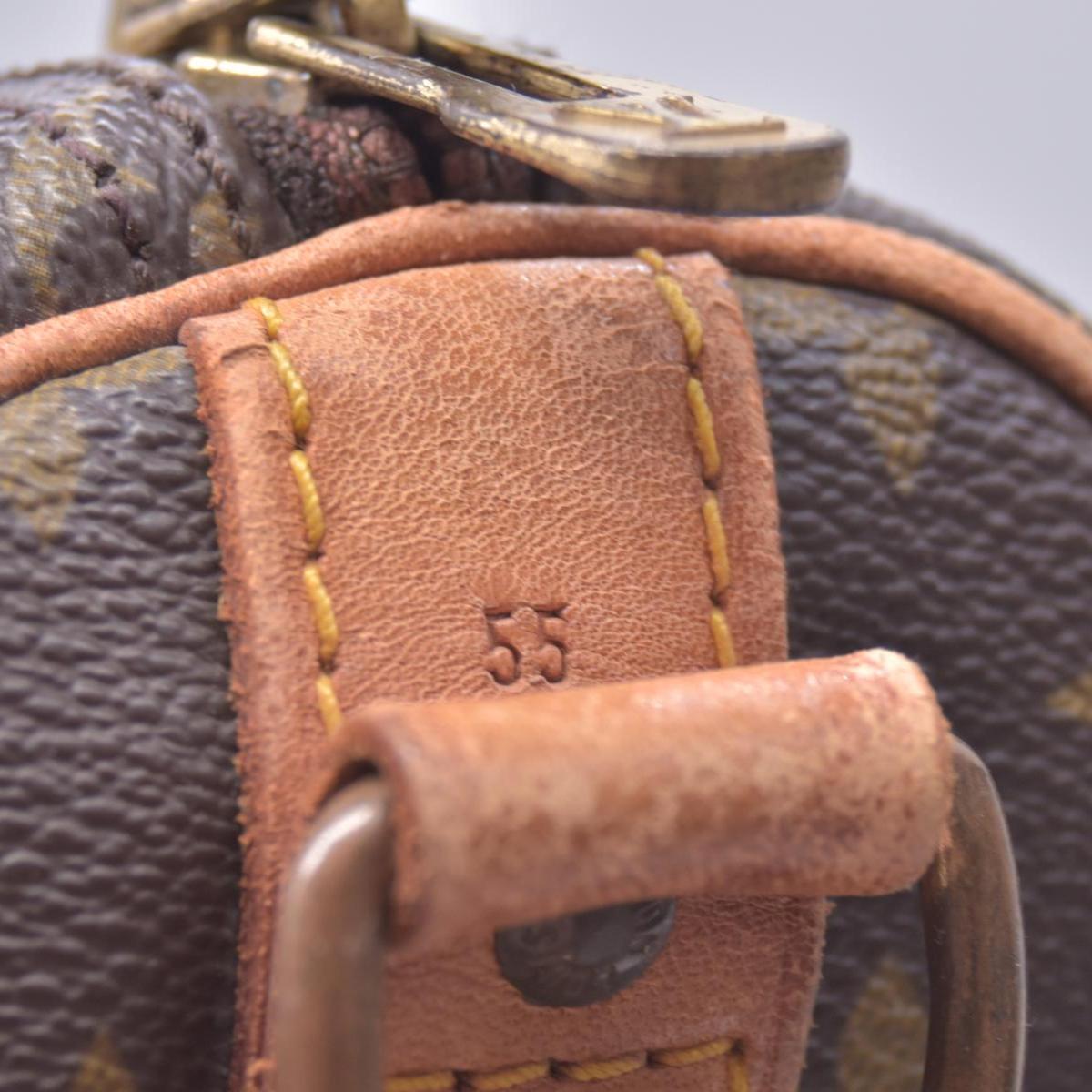 $2200 LOUIS VUITTON Monogram Keepall Bandouliere 55 Duffel Bag SD954 CONSIGNMENT 10021419
