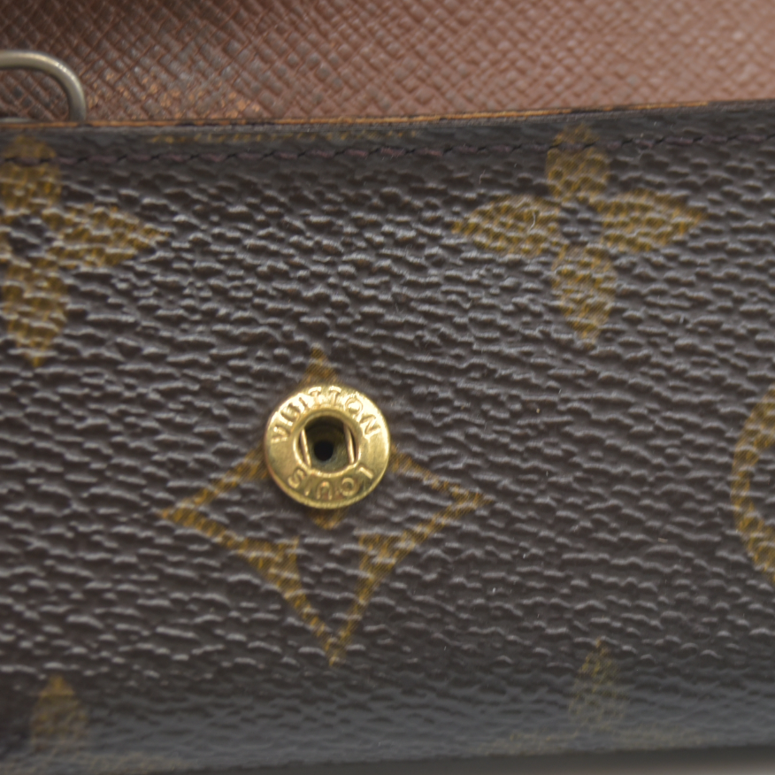 $345 Louis Vuitton Monogram Multicles 6 Ring Key Case Brown CT0050