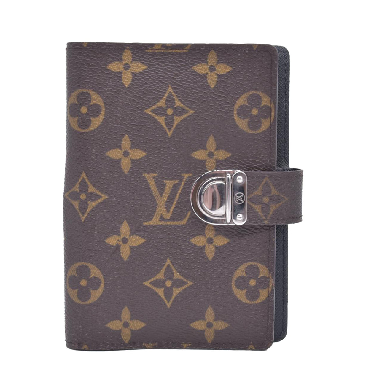 $650 2005 LOUIS VUITTON Monogram Agenda Koala PM Silver CA0065