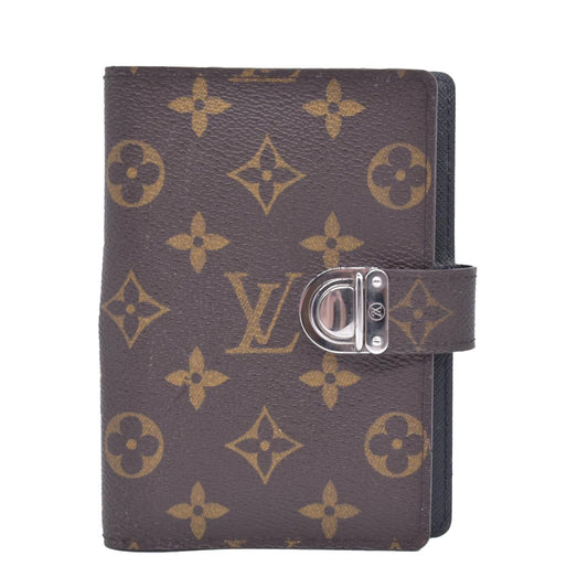 $650 2005 LOUIS VUITTON Monogram Agenda Koala PM Silver CA0065