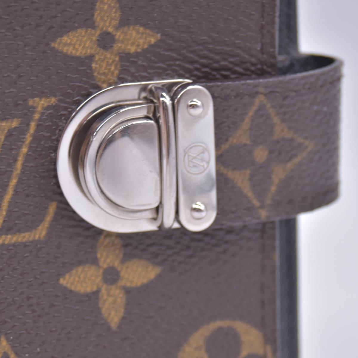 $650 2005 LOUIS VUITTON Monogram Agenda Koala PM Silver CA0065