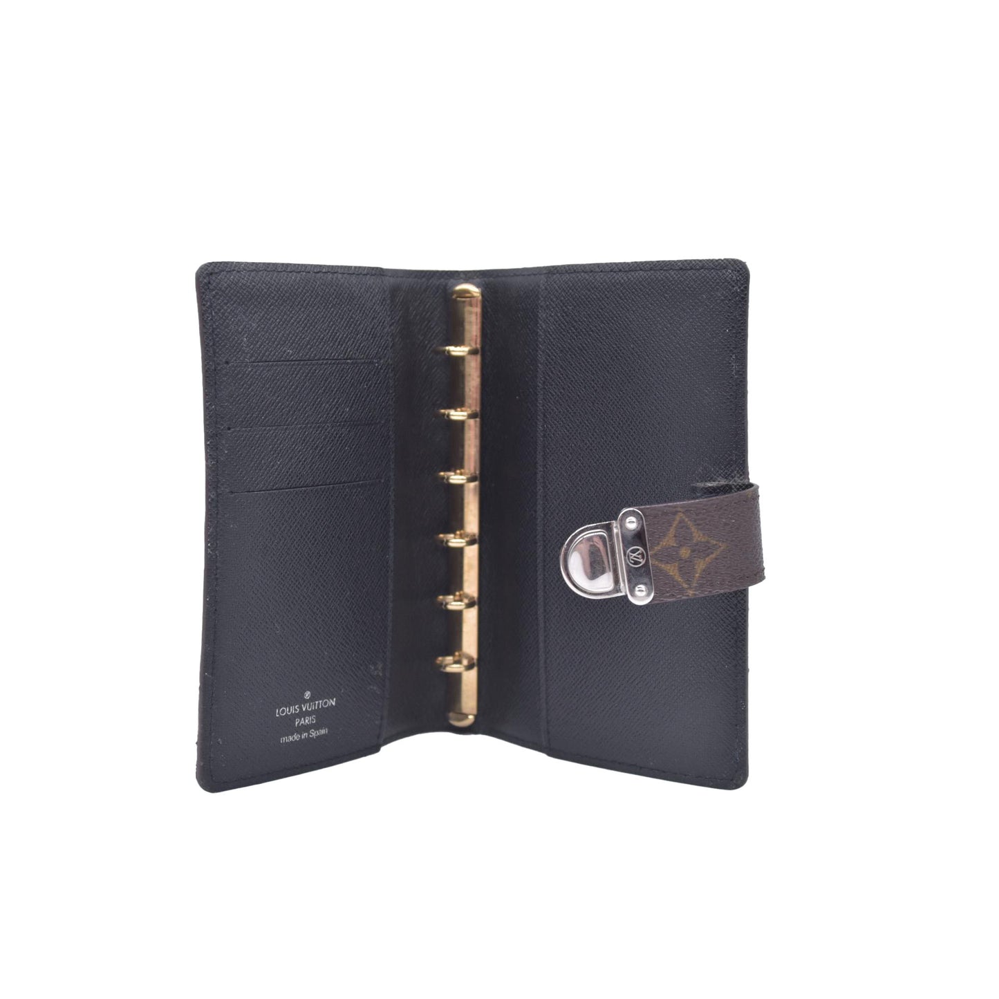 $650 2005 LOUIS VUITTON Monogram Agenda Koala PM Silver CA0065