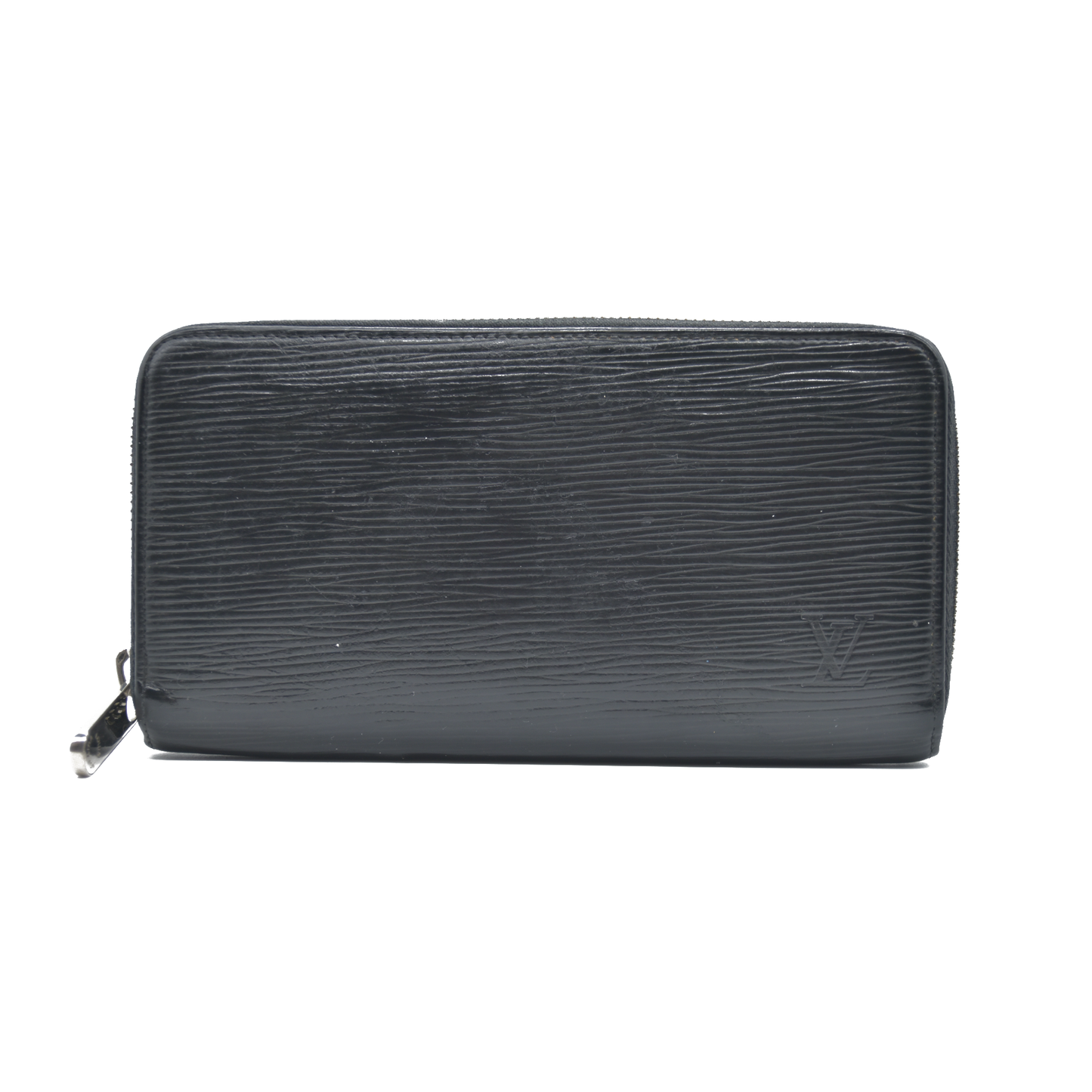 LOUIS VUITTON Epi Leather Zippy Wallet Black CA3114 USED