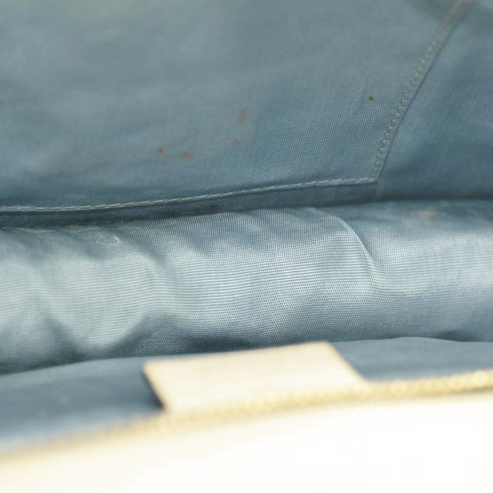 Gucci  Calfskin Small Sylvie Shoulder Bag Off White