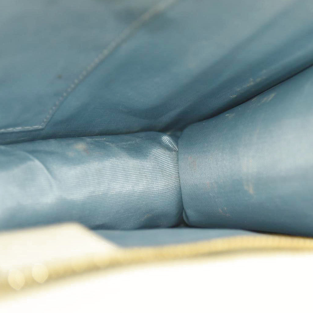 Gucci  Calfskin Small Sylvie Shoulder Bag Off White