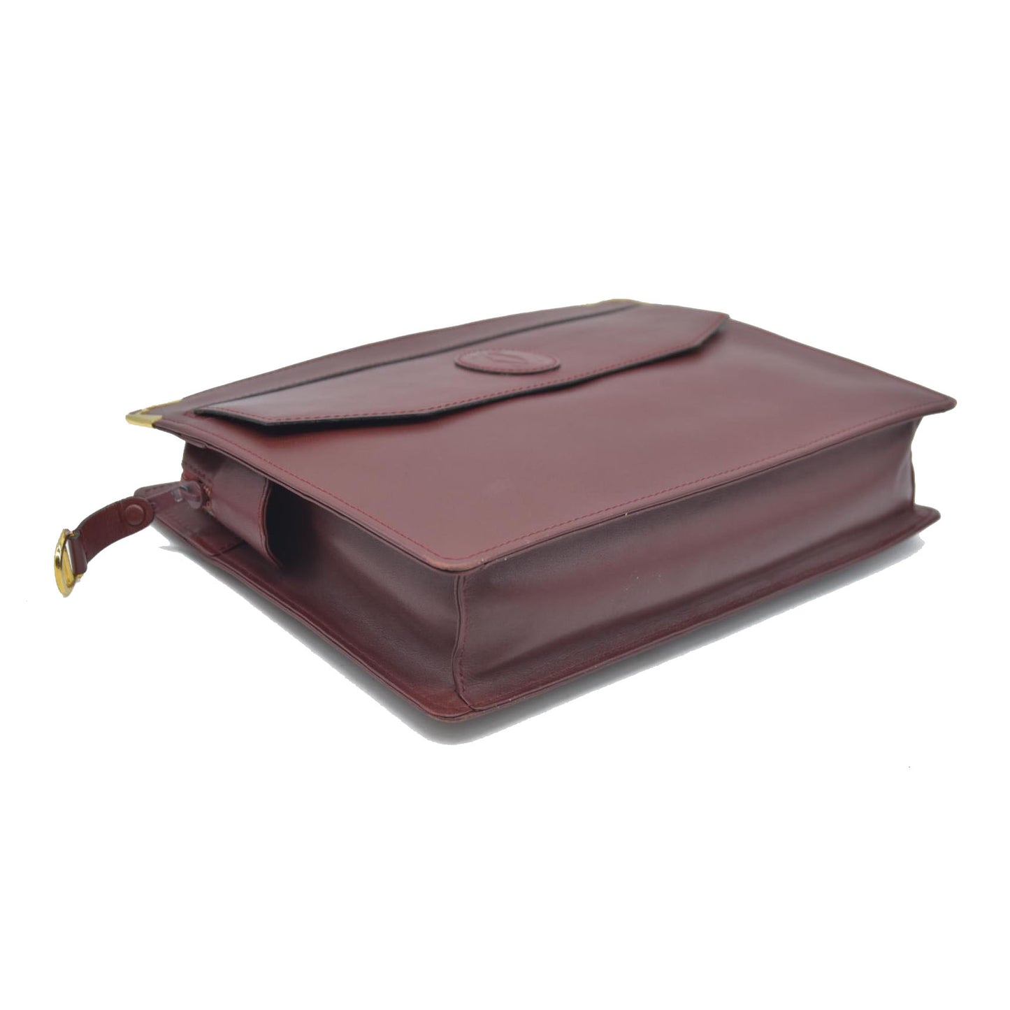 Cartier Must de Cartier Leather Clutch Bag