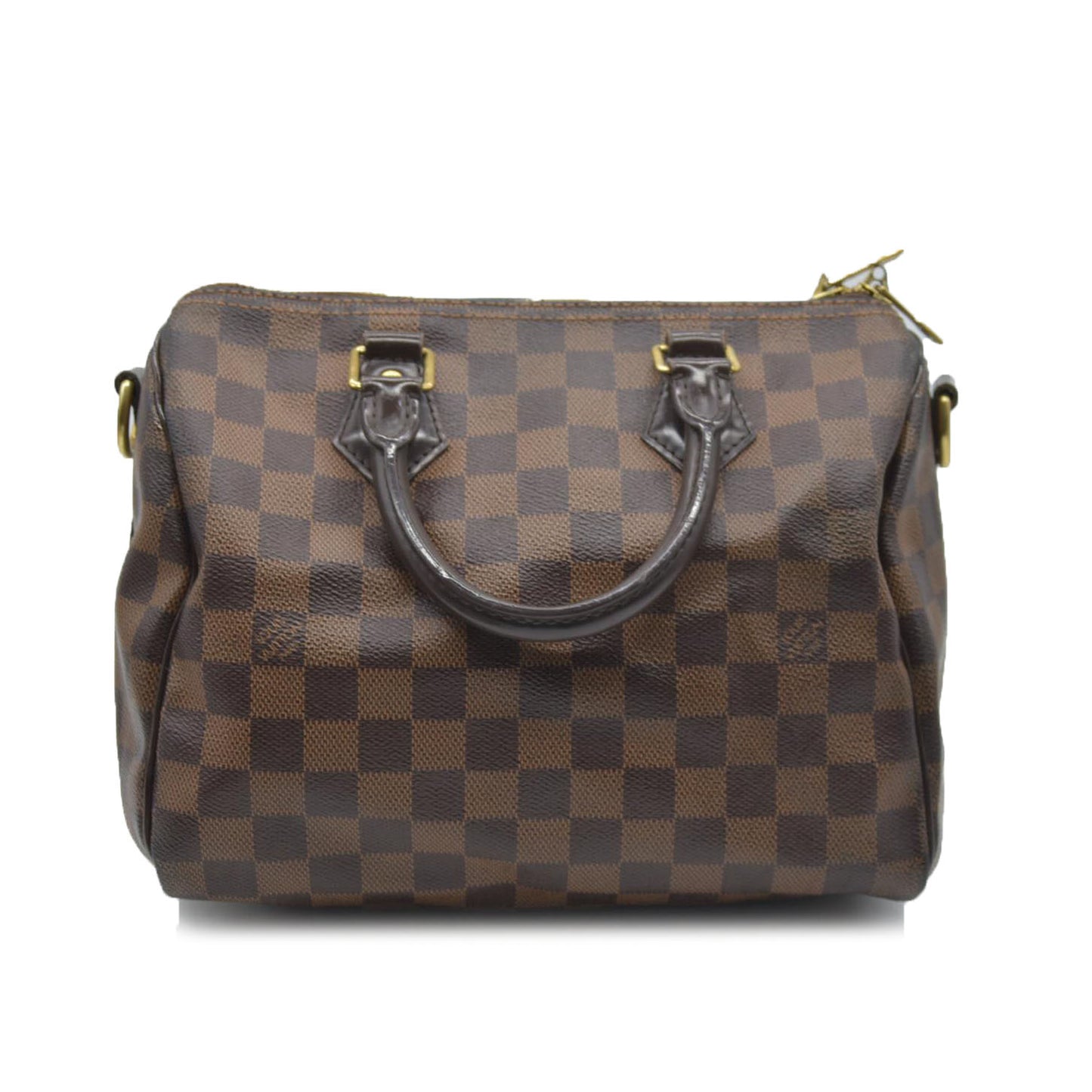 $1940 Louis Vuitton Damier Ebene Speedy Bandouliere 25 CT0138