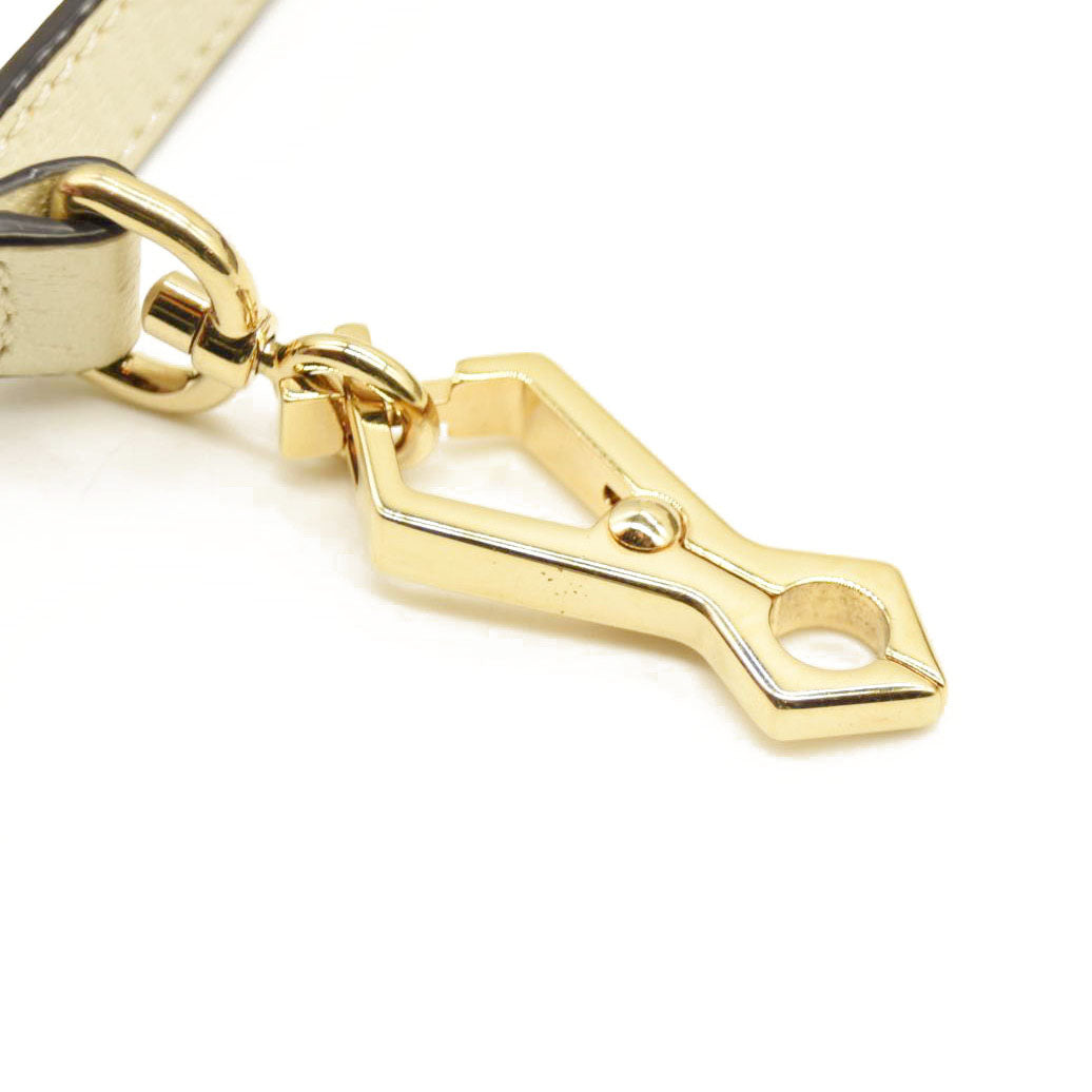 Gucci  Calfskin Small Sylvie Shoulder Bag Off White