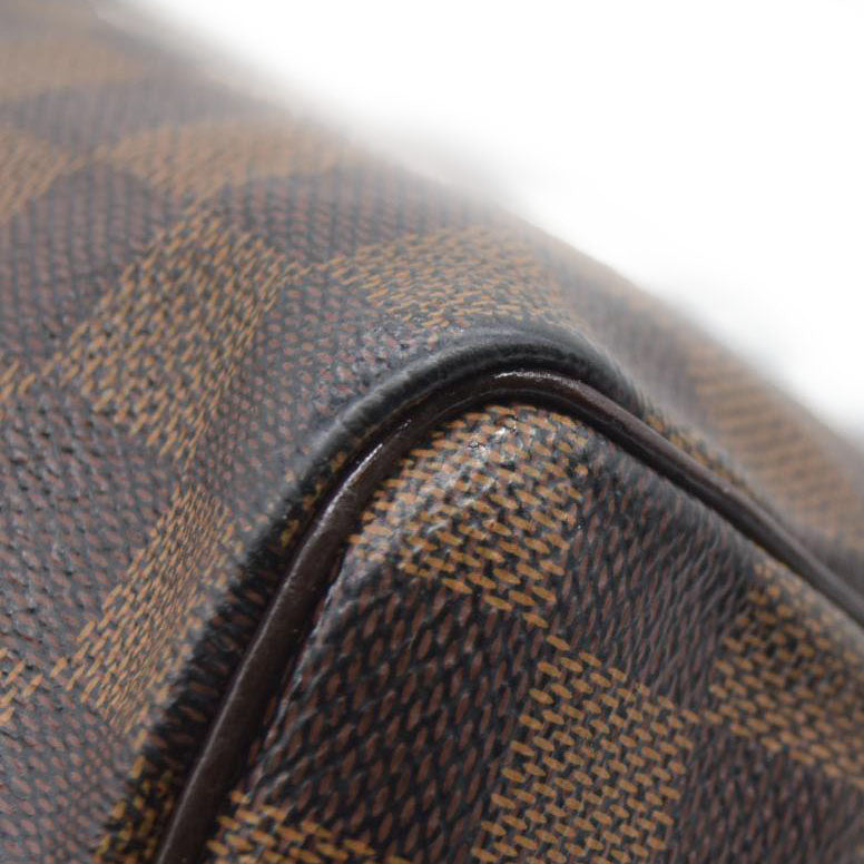 $1940 Louis Vuitton Damier Ebene Speedy Bandouliere 25 CT0138
