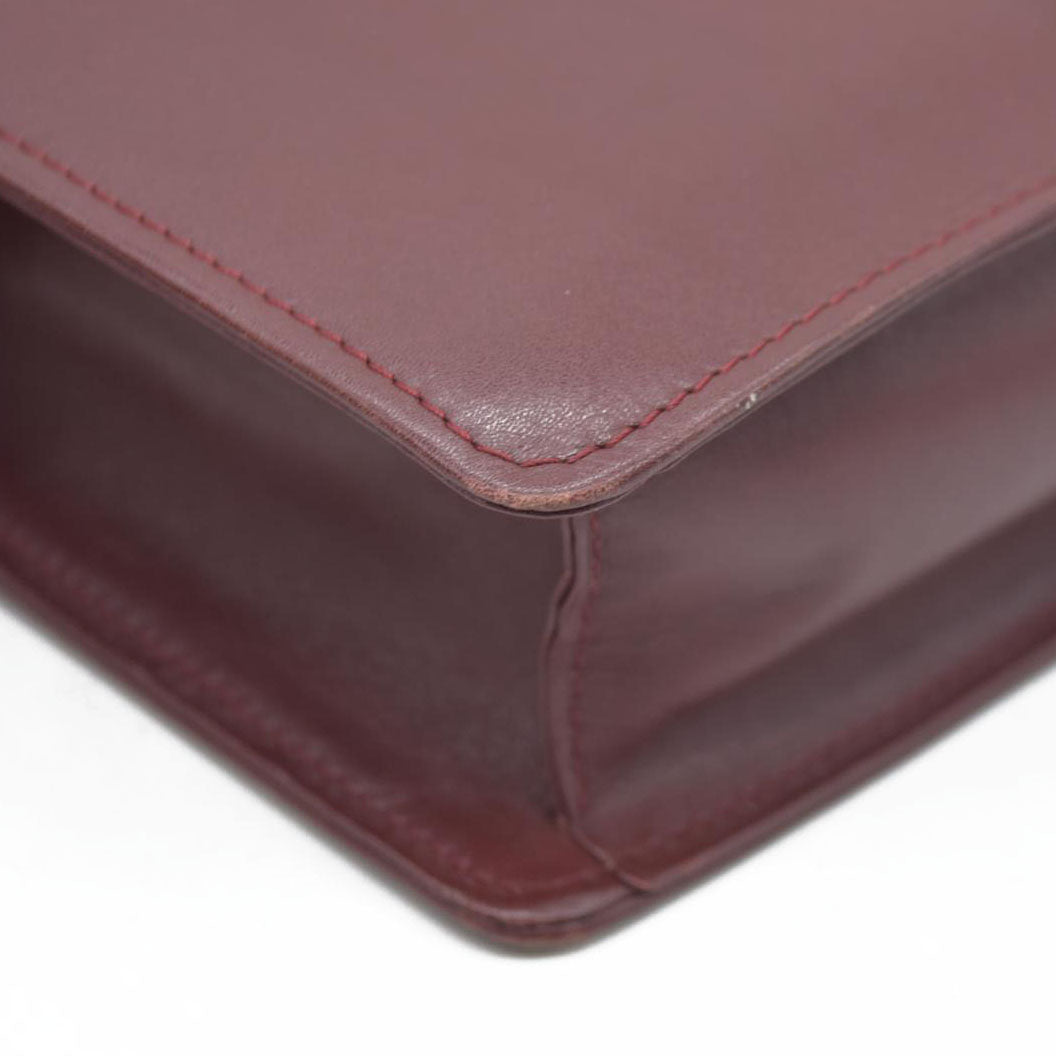 Cartier Must de Cartier Leather Clutch Bag