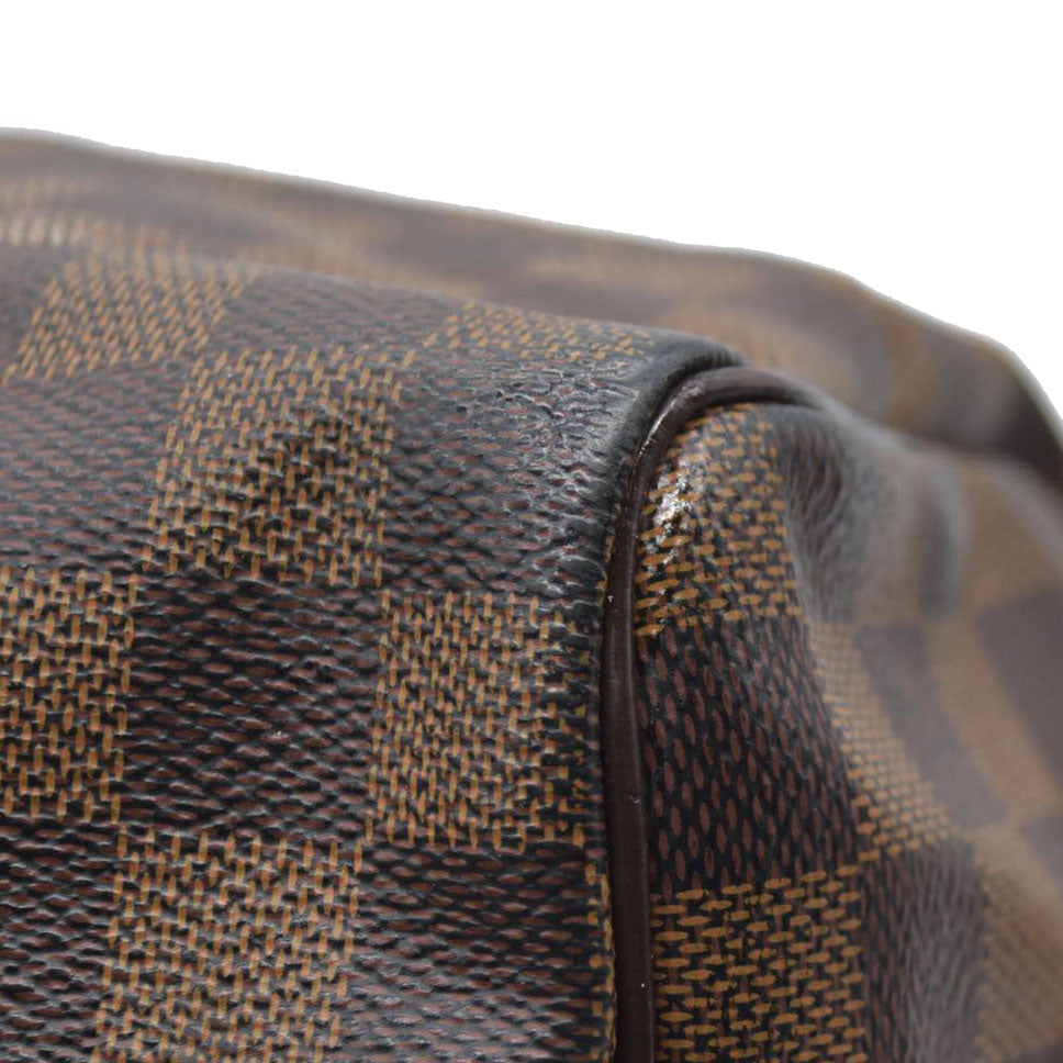 $1940 Louis Vuitton Damier Ebene Speedy Bandouliere 25 CT0138