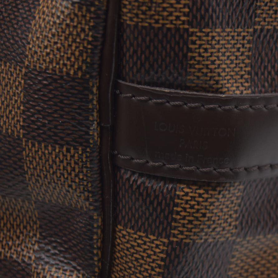 $1940 Louis Vuitton Damier Ebene Speedy Bandouliere 25 CT0138