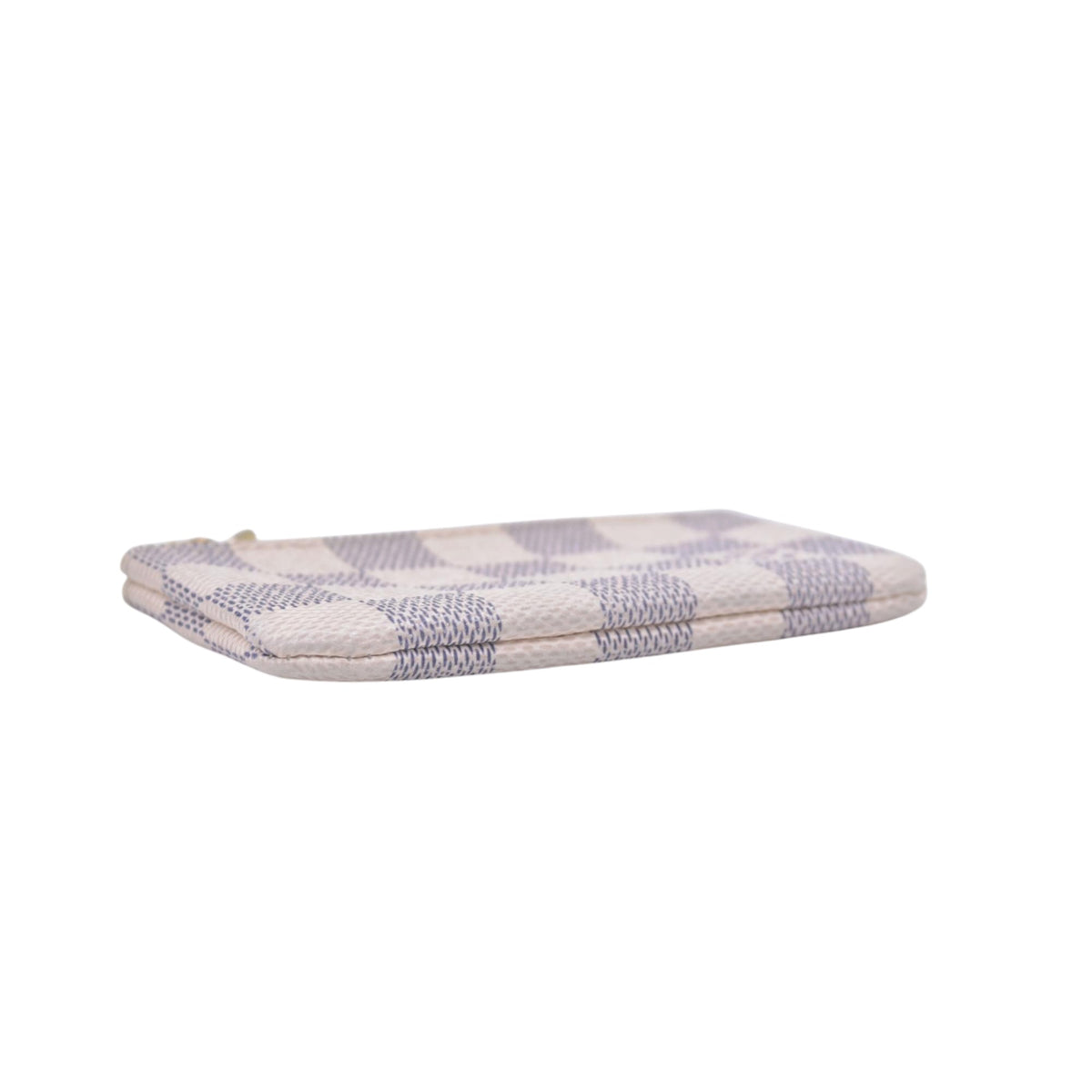 $325 2008 LOUIS VUITTON Damier Azur Cles Key Pouch GA0068 CONSIGNMENT 10021431