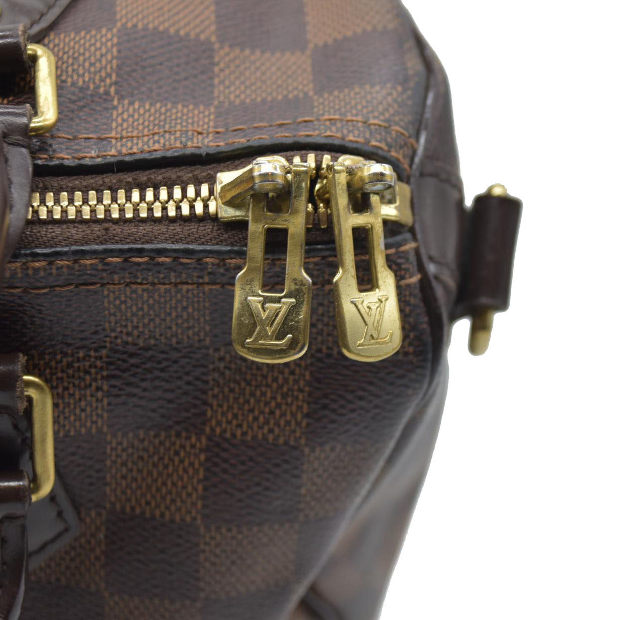 $1940 Louis Vuitton Damier Ebene Speedy Bandouliere 25 CT0138